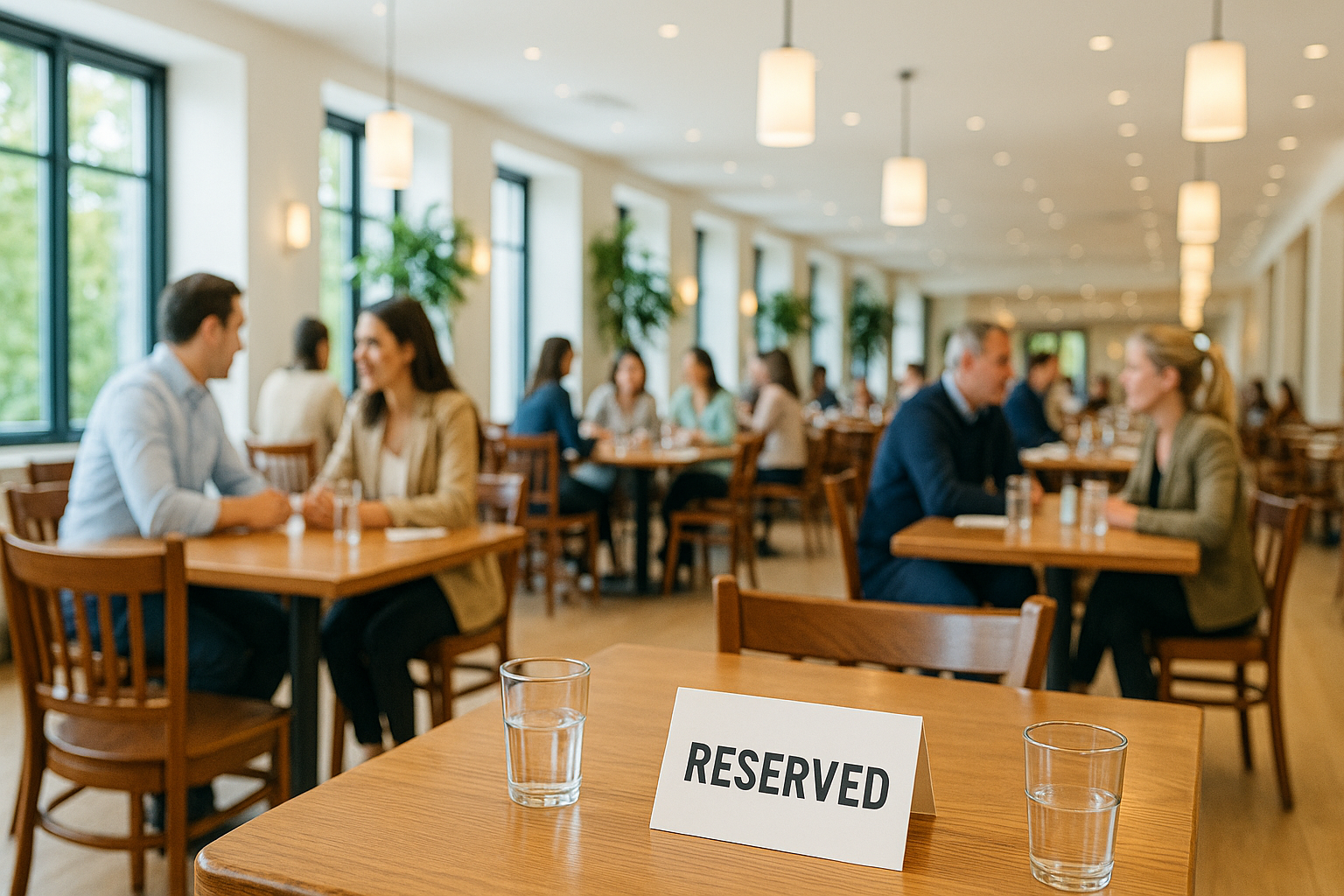 Elegant table reservations for dining experiences